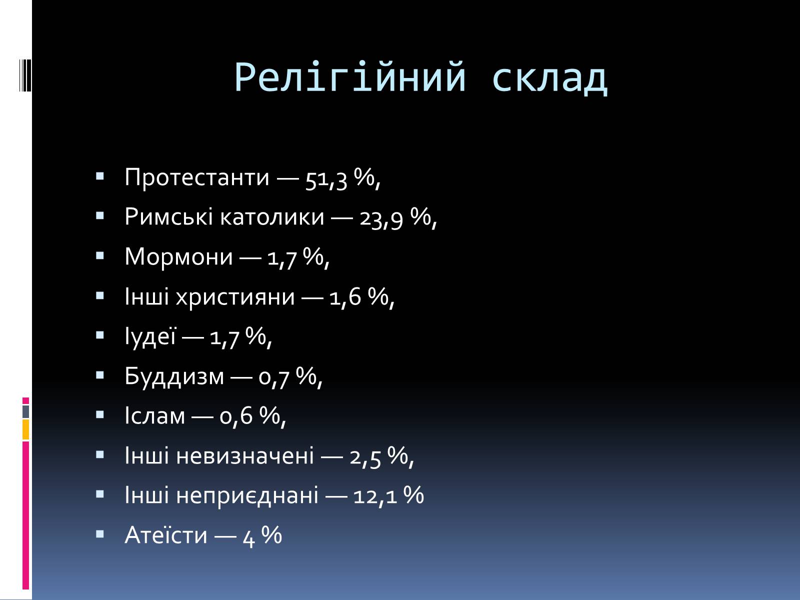 Презентація на тему «Економіко-географічна характеристика США» - Слайд #20 Презентація на тему «Економіко-географічна характеристика США» - Слайд #20