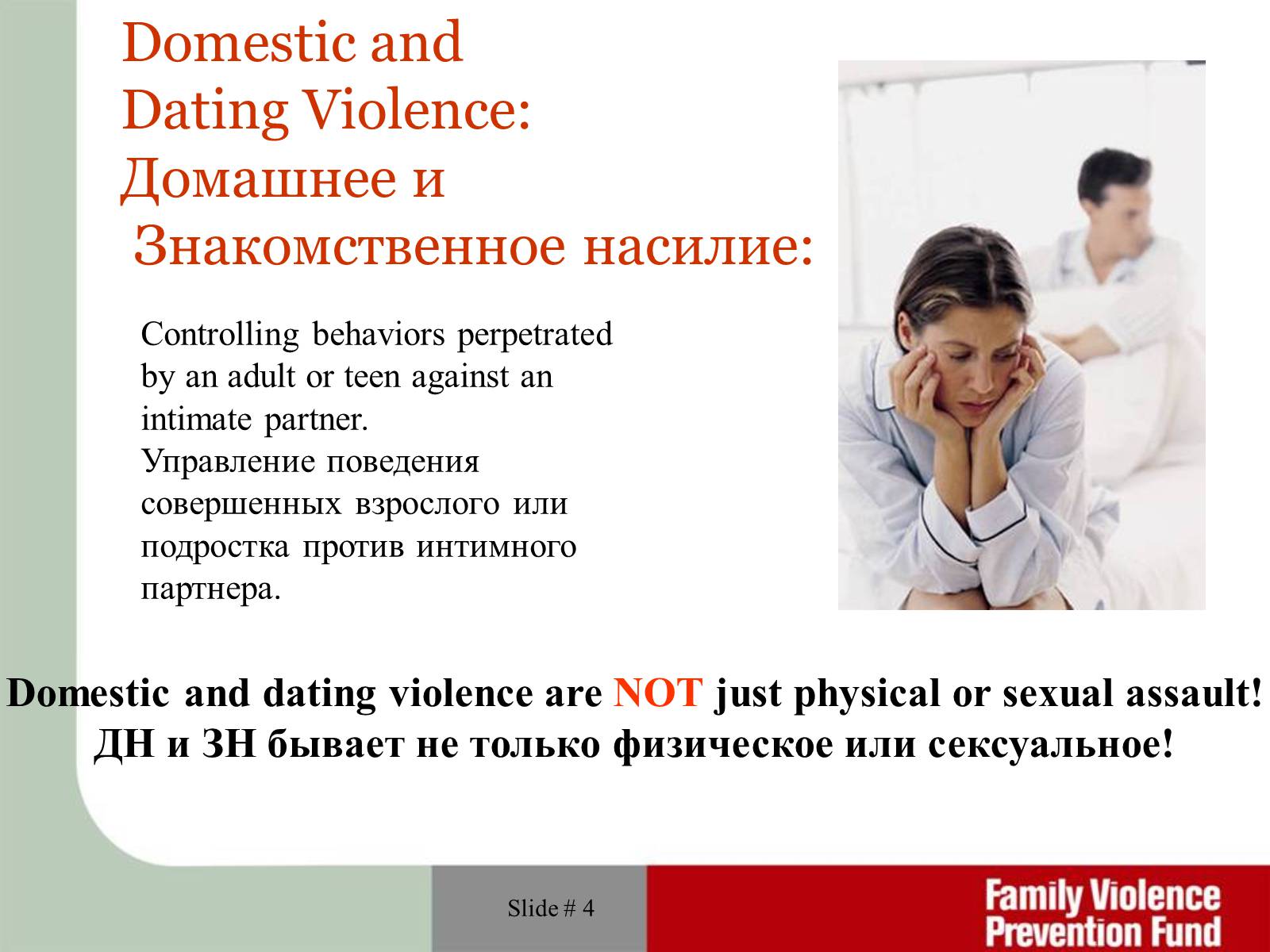 Презентація на тему «Domestic and child violence» - Слайд #4 Презентація на тему «Domestic and child violence» - Слайд #4