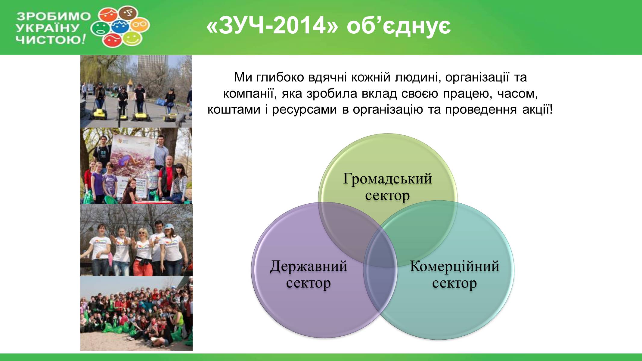 Презентація на тему «Зробимо Україну чистою» - Слайд #15 Презентація на тему «Зробимо Україну чистою» - Слайд #15