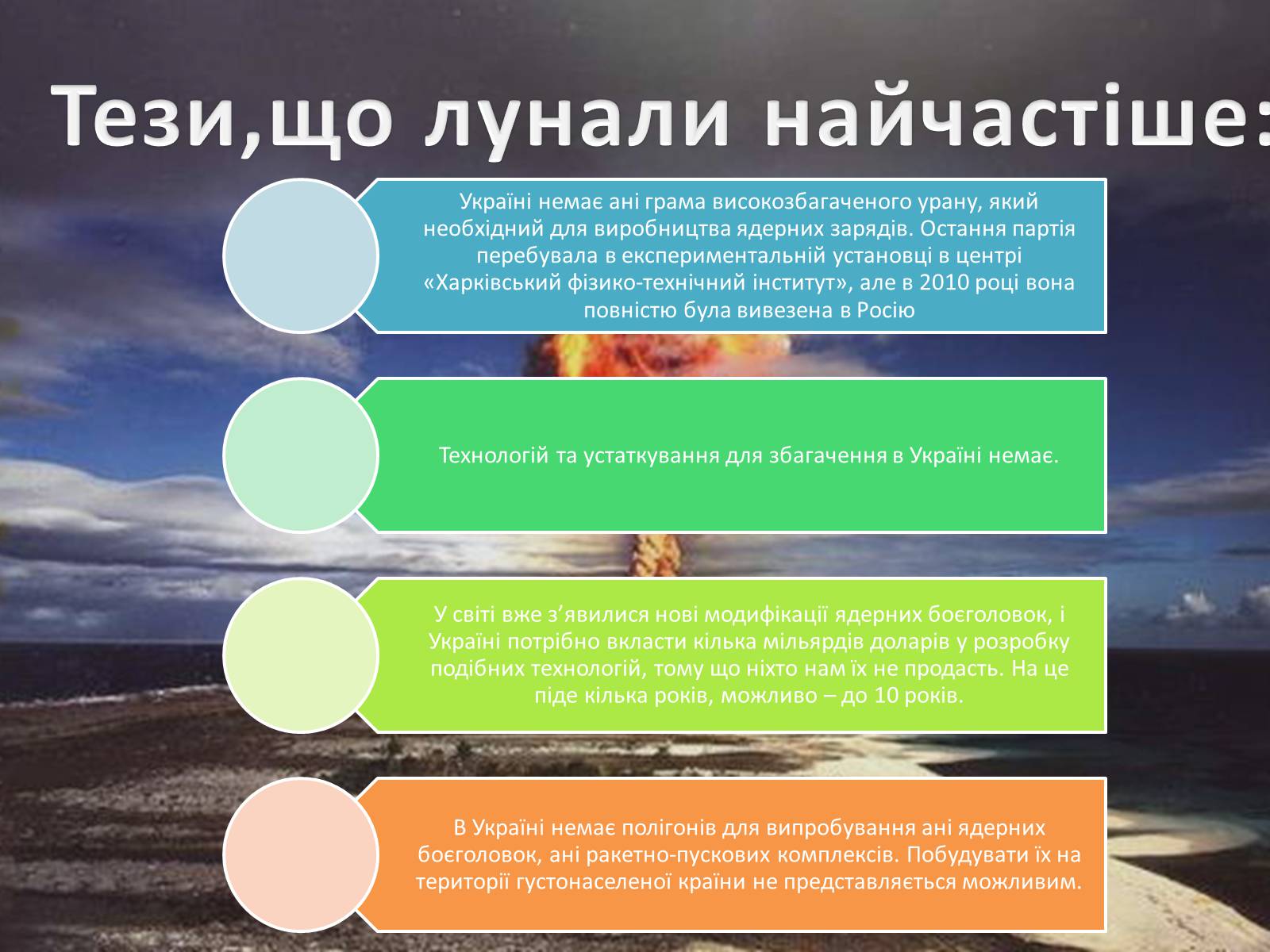 Презентація на тему «Ядерний статус України» - Слайд #12 Презентація на тему «Ядерний статус України» - Слайд #12