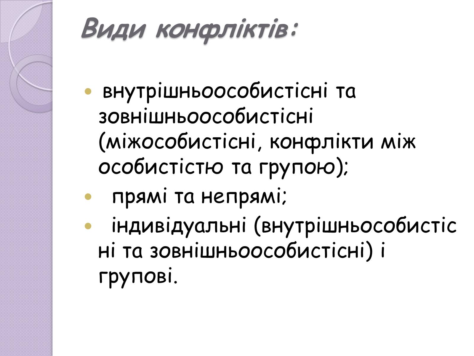 Презентація на тему «Конфлікт» (варіант 5) - Слайд #6 Презентація на тему «Конфлікт» (варіант 5) - Слайд #6