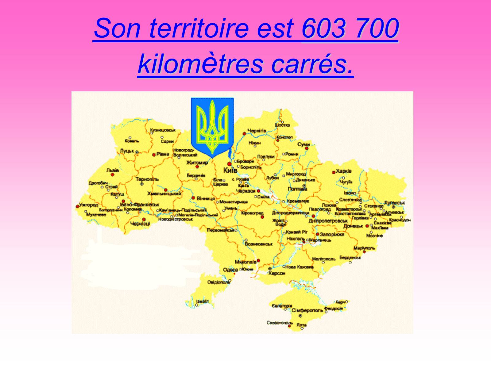 Презентація на тему «L&#8217; Ukraine» - Слайд #3