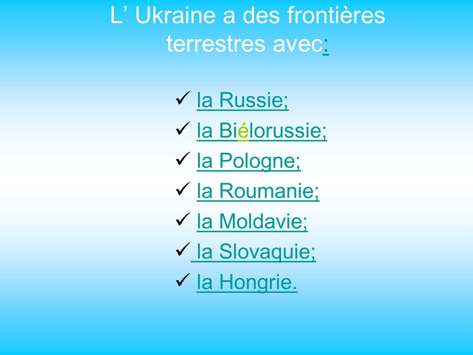 Презентація на тему «L&#8217; Ukraine» - Слайд #9