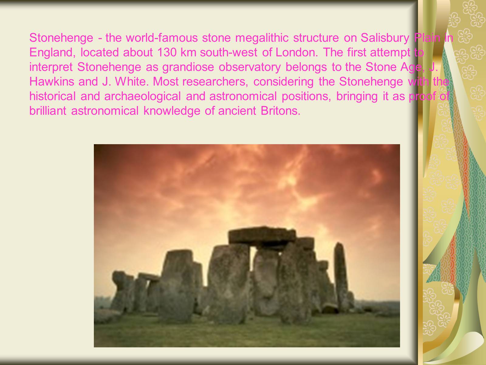 Презентація на тему «Interesting facts about the sights of Britain» - Слайд #9 Презентація на тему «Interesting facts about the sights of Britain» - Слайд #9