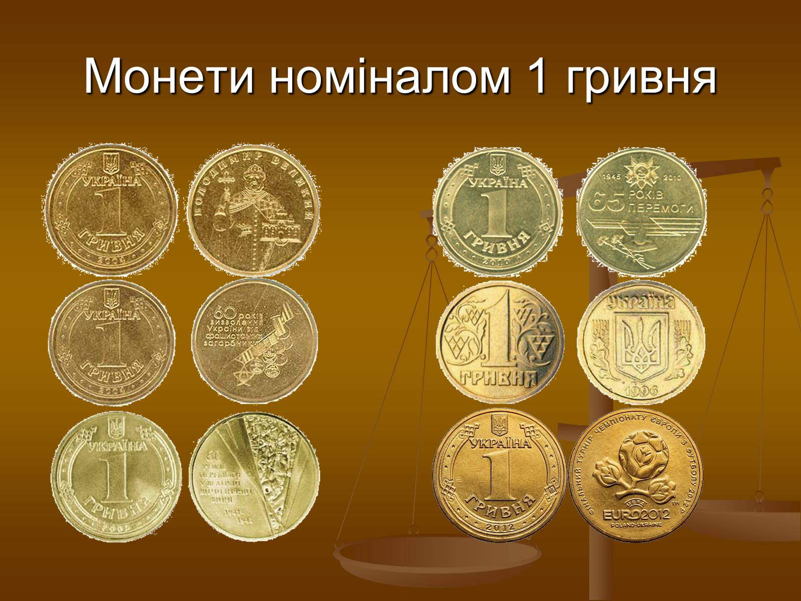 Презентація на тему «Історія виникнення гривні» - Слайд #9