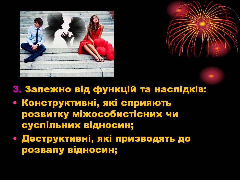 Презентація на тему «Конфлікти» (варіант 8) - Слайд #12 Презентація на тему «Конфлікти» (варіант 8) - Слайд #12