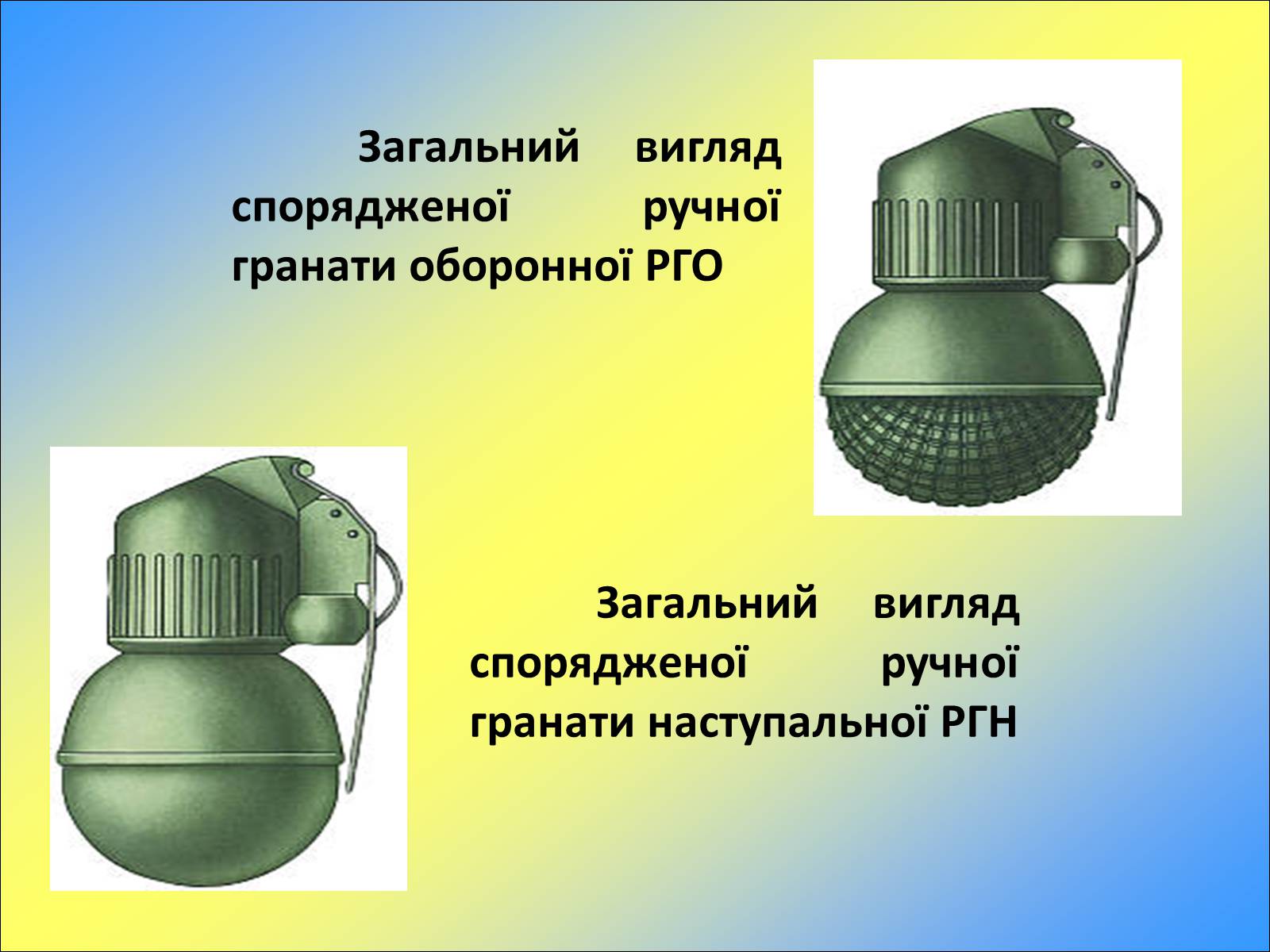 Презентація на тему «Ручні осколкові гранати та поводження з ними» - Слайд #13 Презентація на тему «Ручні осколкові гранати та поводження з ними» - Слайд #13