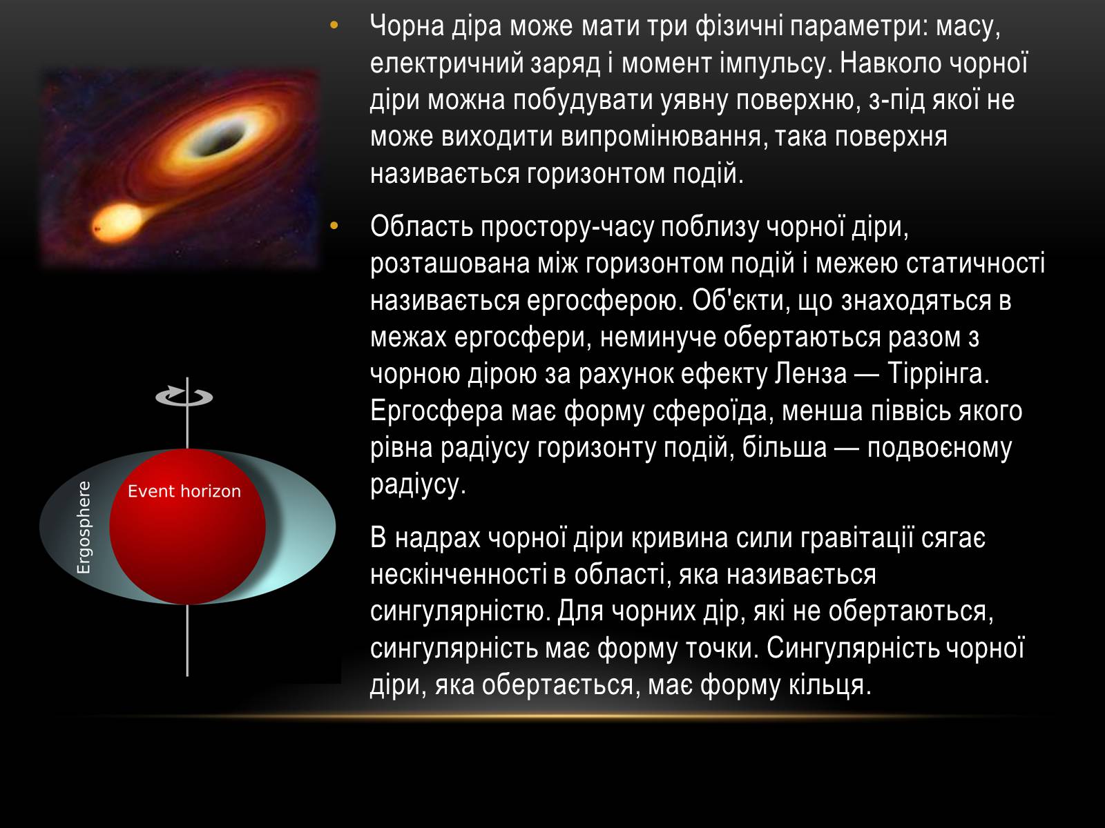 Презентація на тему «Чорні Діри. Розташування у всесвіті» - Слайд #2 Презентація на тему «Чорні Діри. Розташування у всесвіті» - Слайд #2