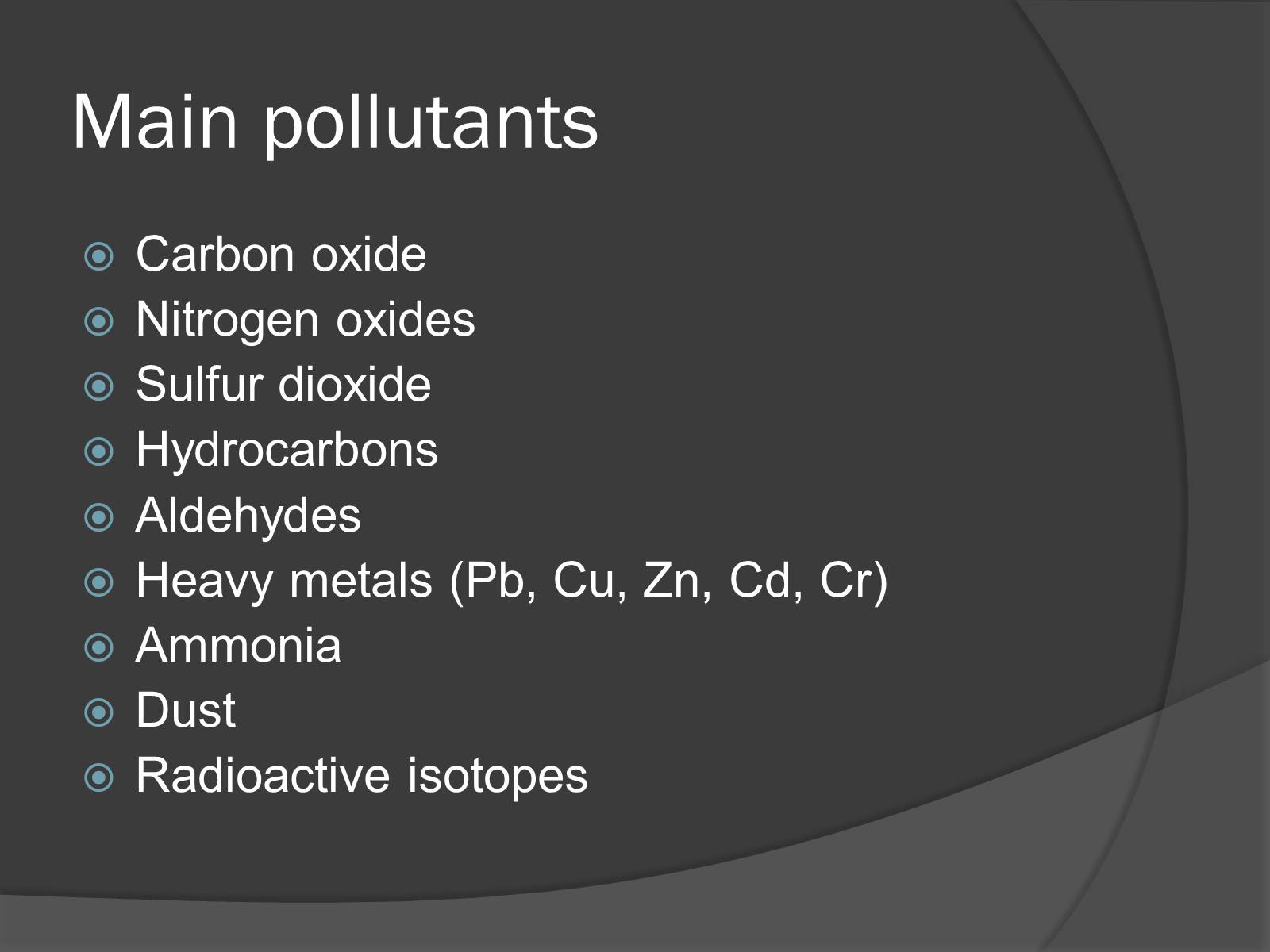 Презентація на тему «Pollution of the atmosphere of Earth» - Слайд #8