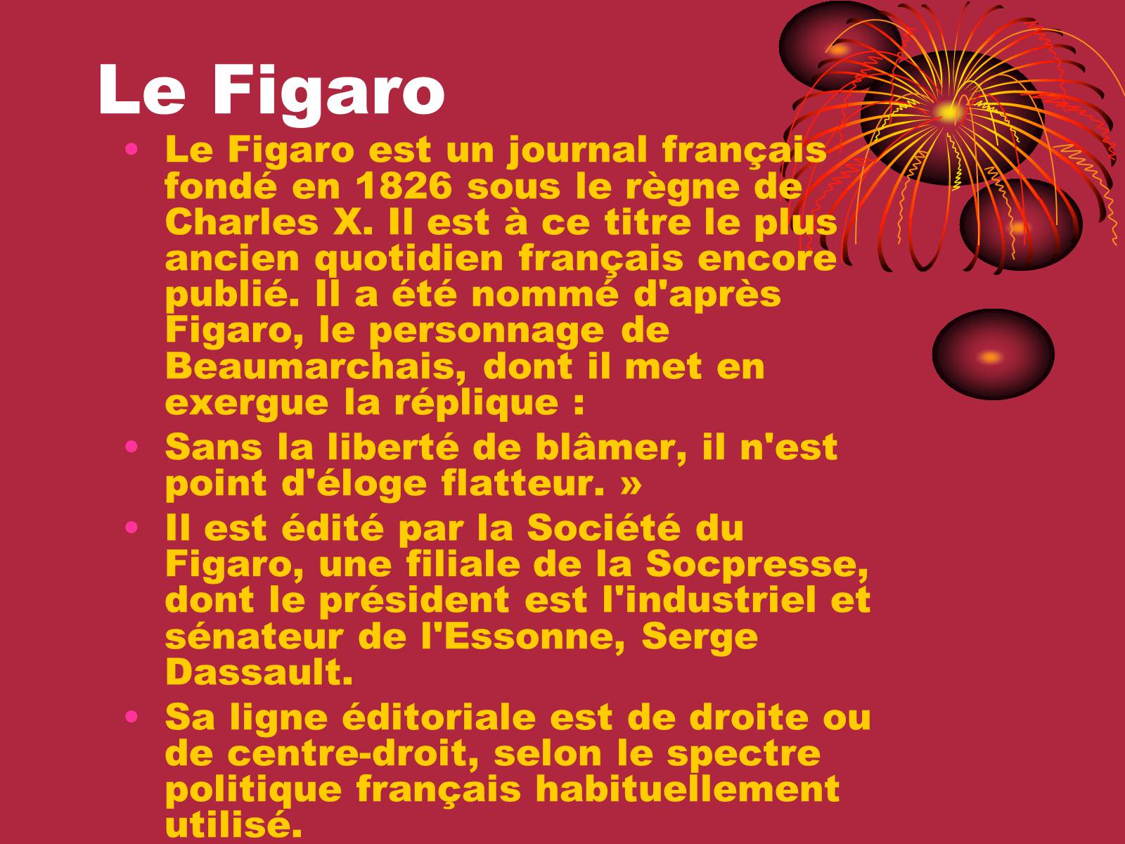 Презентація на тему «La presse francaise» - Слайд #11 Презентація на тему «La presse francaise» - Слайд #11