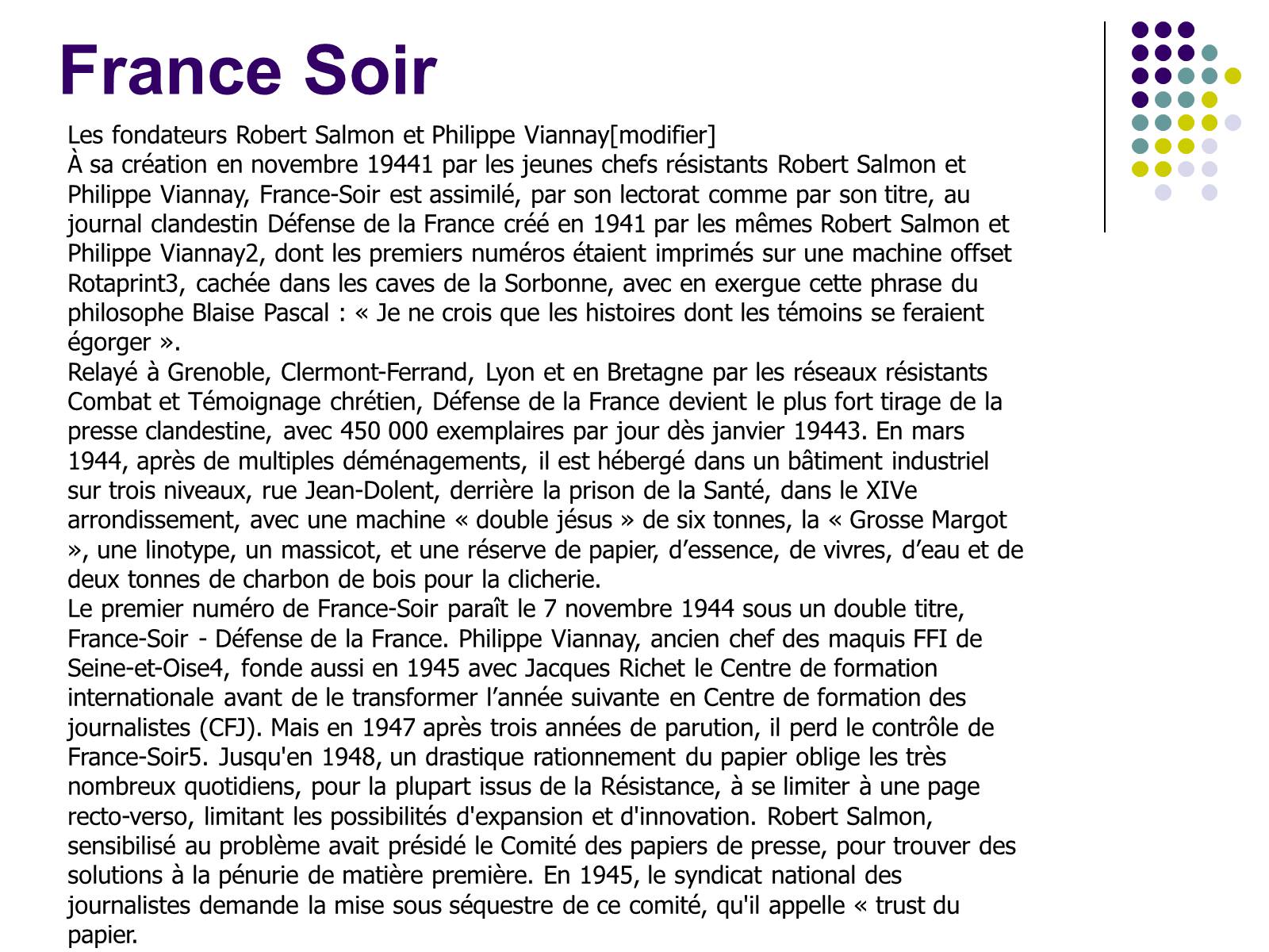 Презентація на тему «La presse francaise» - Слайд #13 Презентація на тему «La presse francaise» - Слайд #13