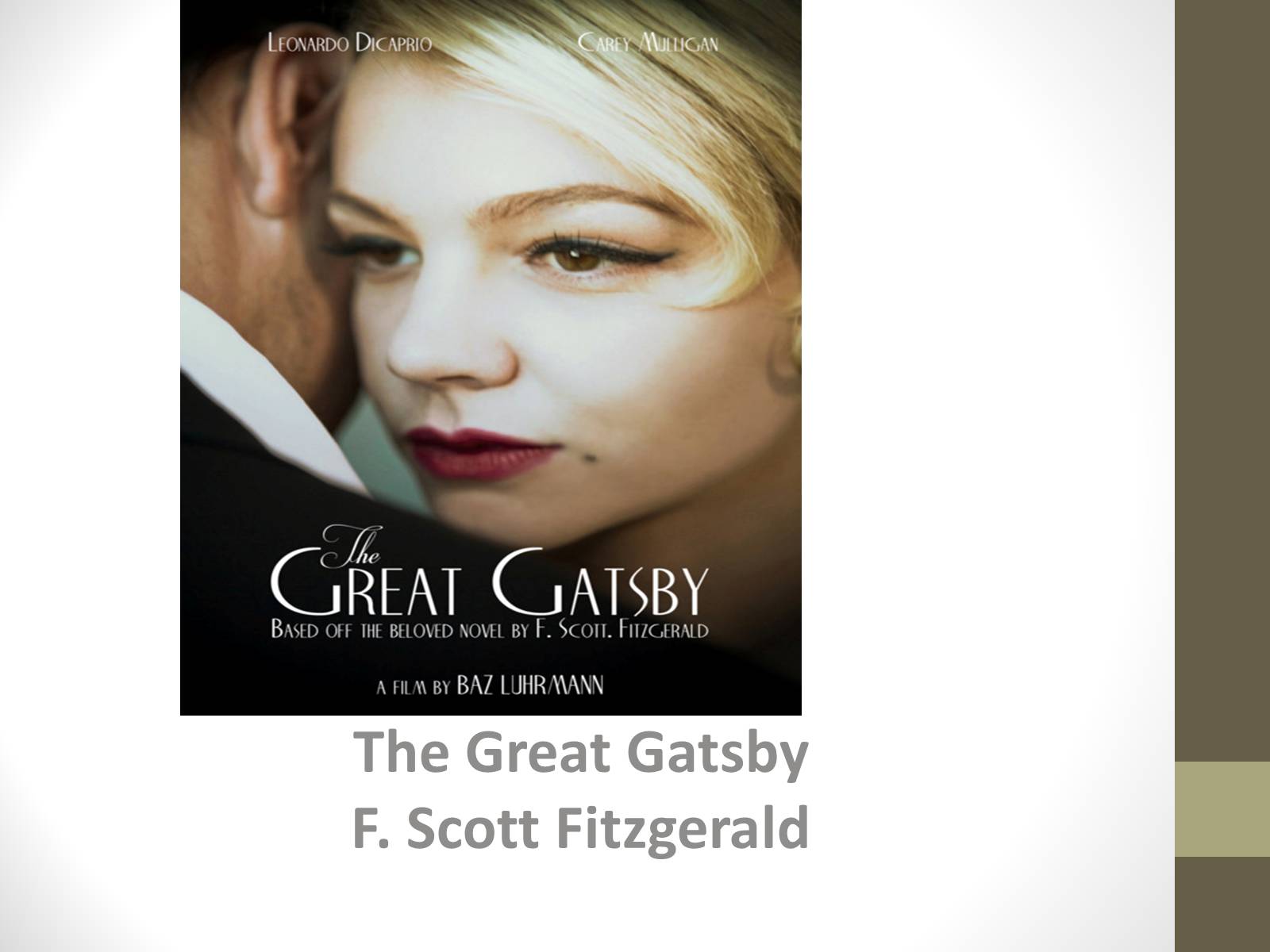Презентація на тему «The Great Gatsby Scott Fitzgerald» - Слайд #1 Презентація на тему «The Great Gatsby Scott Fitzgerald» - Слайд #1