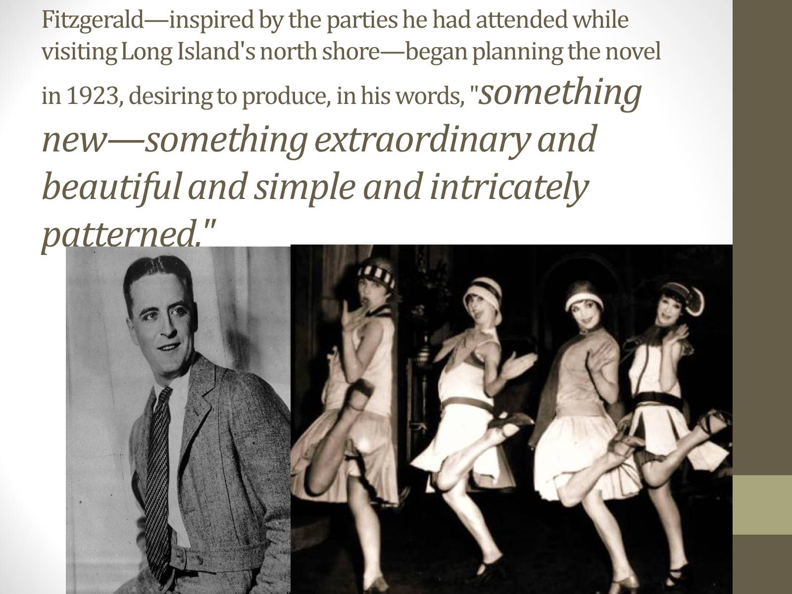 Презентація на тему «The Great Gatsby Scott Fitzgerald» - Слайд #5 Презентація на тему «The Great Gatsby Scott Fitzgerald» - Слайд #5