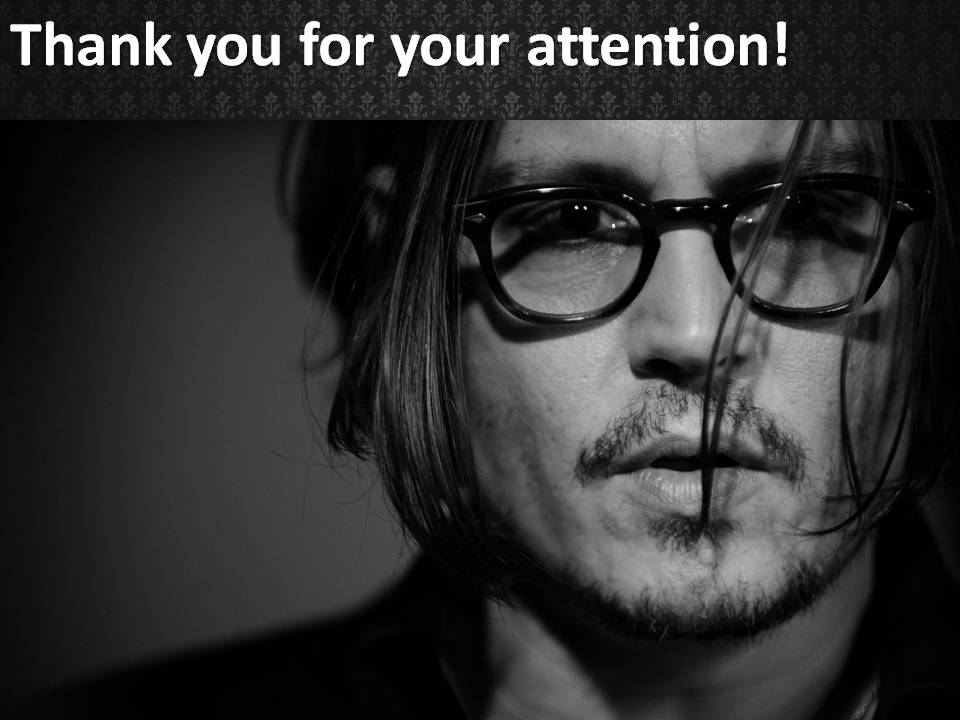 Презентація на тему «Johnny Depp» (варіант 2) - Слайд #13 Презентація на тему «Johnny Depp» (варіант 2) - Слайд #13
