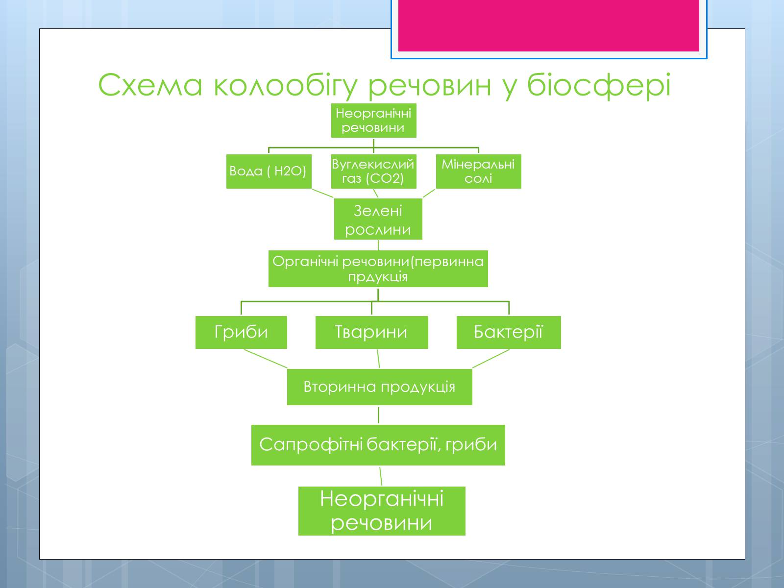 Презентація на тему «Проблема зміни ланок колообігу речовин та енергії» - Слайд #4 Презентація на тему «Проблема зміни ланок колообігу речовин та енергії» - Слайд #4