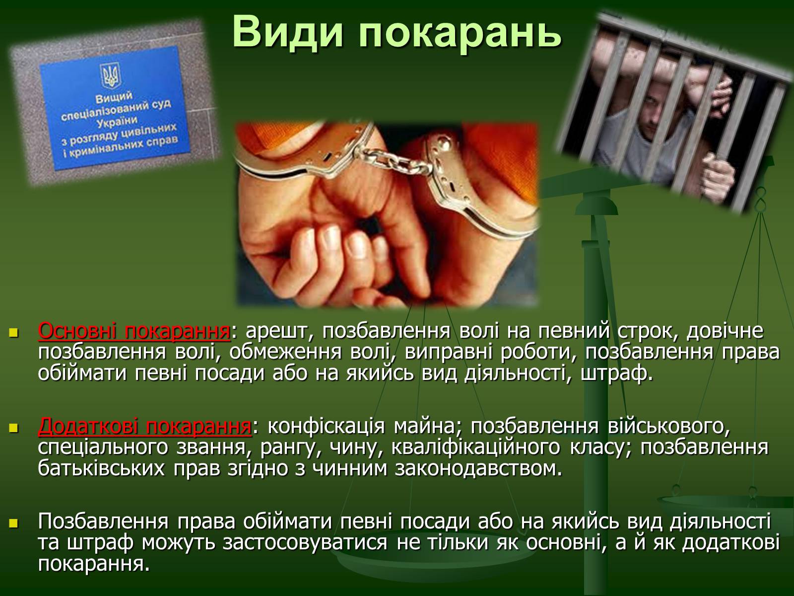 Презентація на тему «Основи кримінального права» (варіант 2) - Слайд #17 Презентація на тему «Основи кримінального права» (варіант 2) - Слайд #17