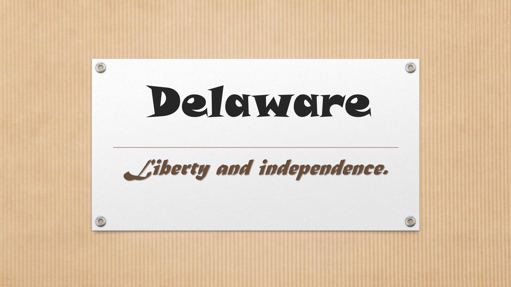 Презентація на тему «Delaware» - Слайд #1 Презентація на тему «Delaware» - Слайд #1