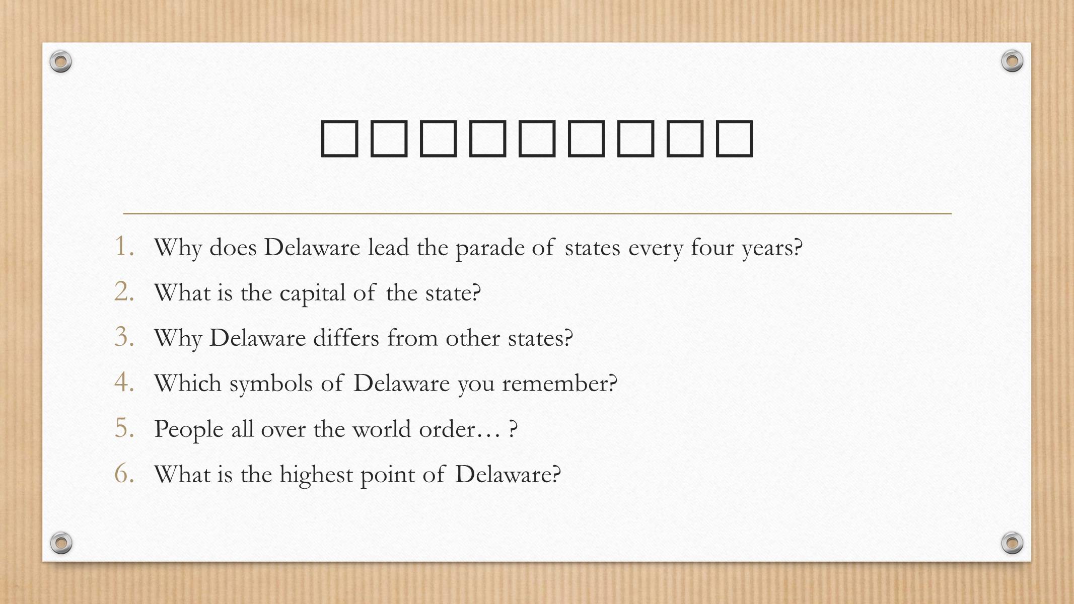 Презентація на тему «Delaware» - Слайд #13 Презентація на тему «Delaware» - Слайд #13