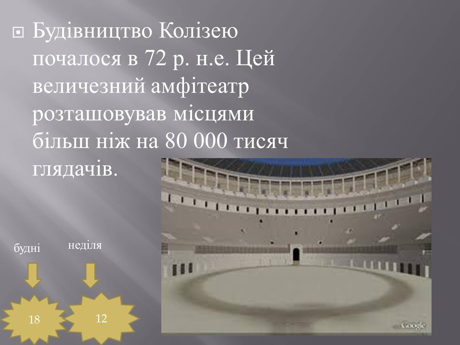 Презентація на тему «Колізей» - Слайд #3 Презентація на тему «Колізей» - Слайд #3