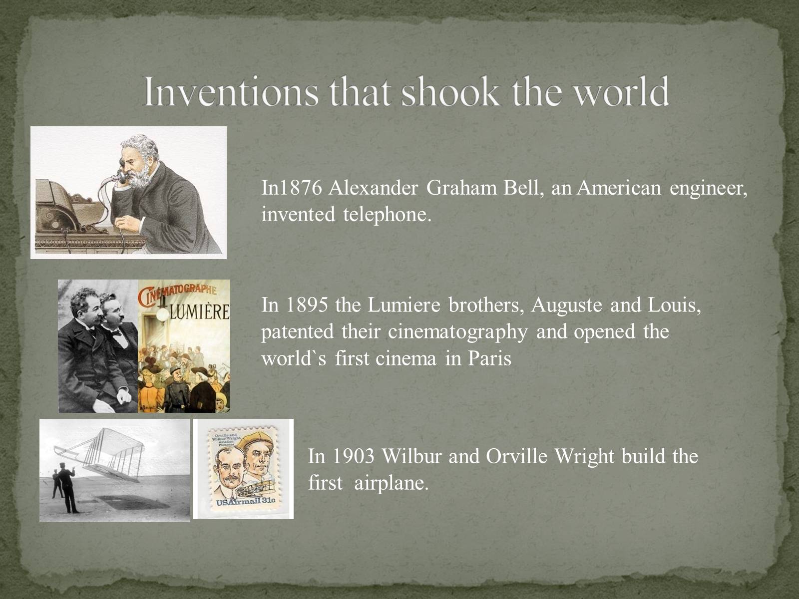 Презентація на тему «The Greatest inventors and invetentions John Logie Baird invented television» - Слайд #3 Презентація на тему «The Greatest inventors and invetentions John Logie Baird invented television» - Слайд #3