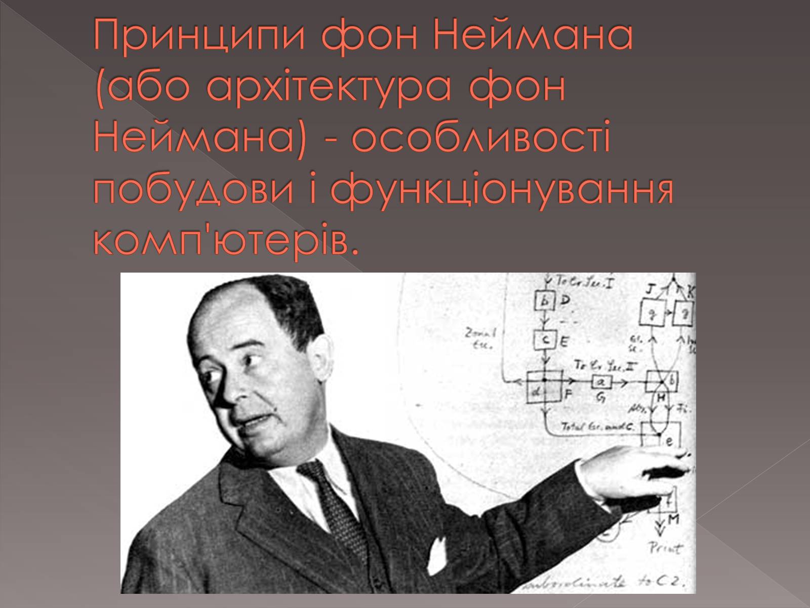 Презентація на тему «Принципи Джона фон Неймана» - Слайд #2 Презентація на тему «Принципи Джона фон Неймана» - Слайд #2
