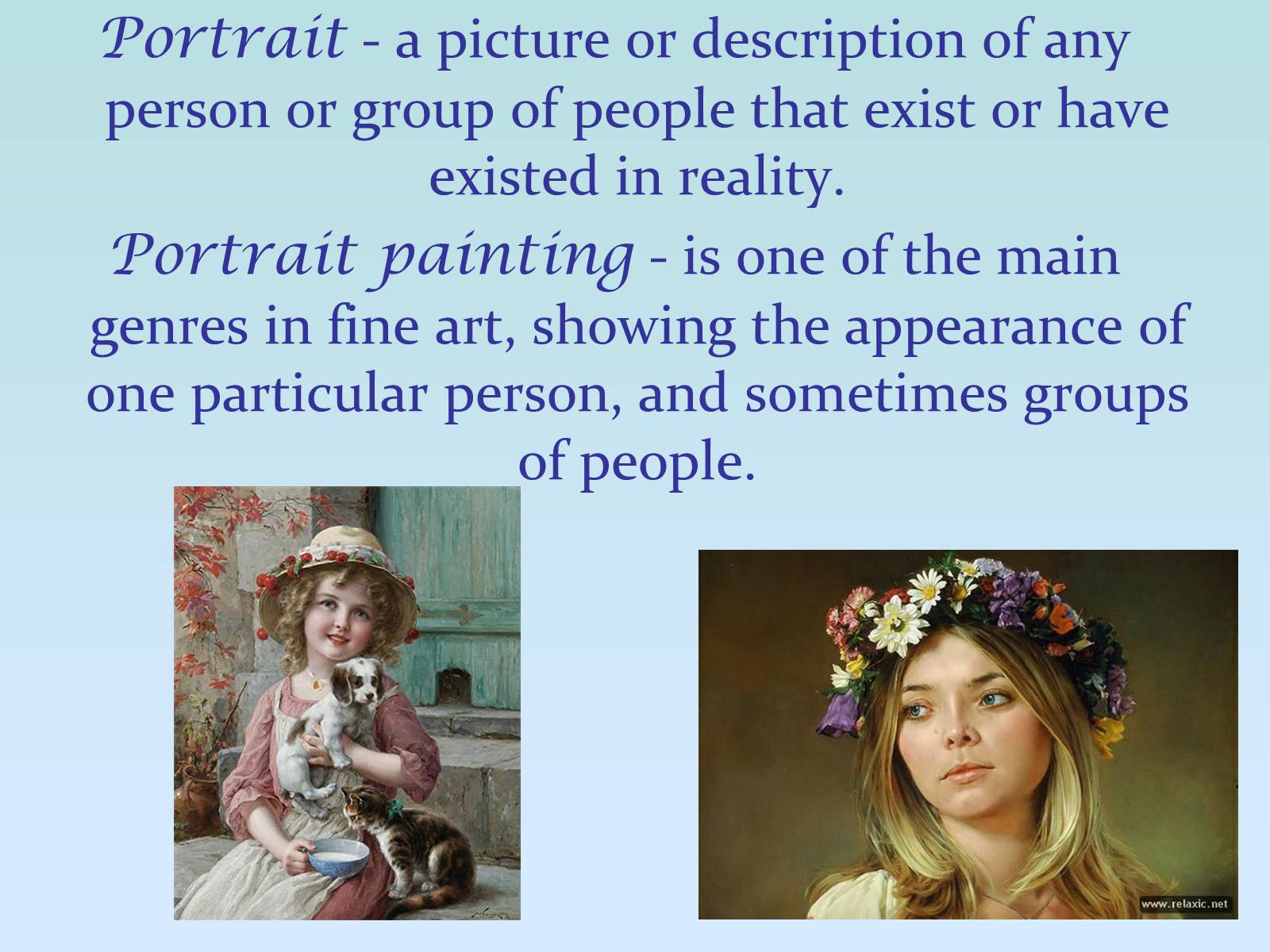 Презентація на тему «Portrait painting» - Слайд #2 Презентація на тему «Portrait painting» - Слайд #2