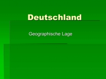 Презентація на тему «Deutschland» (варіант 1)
