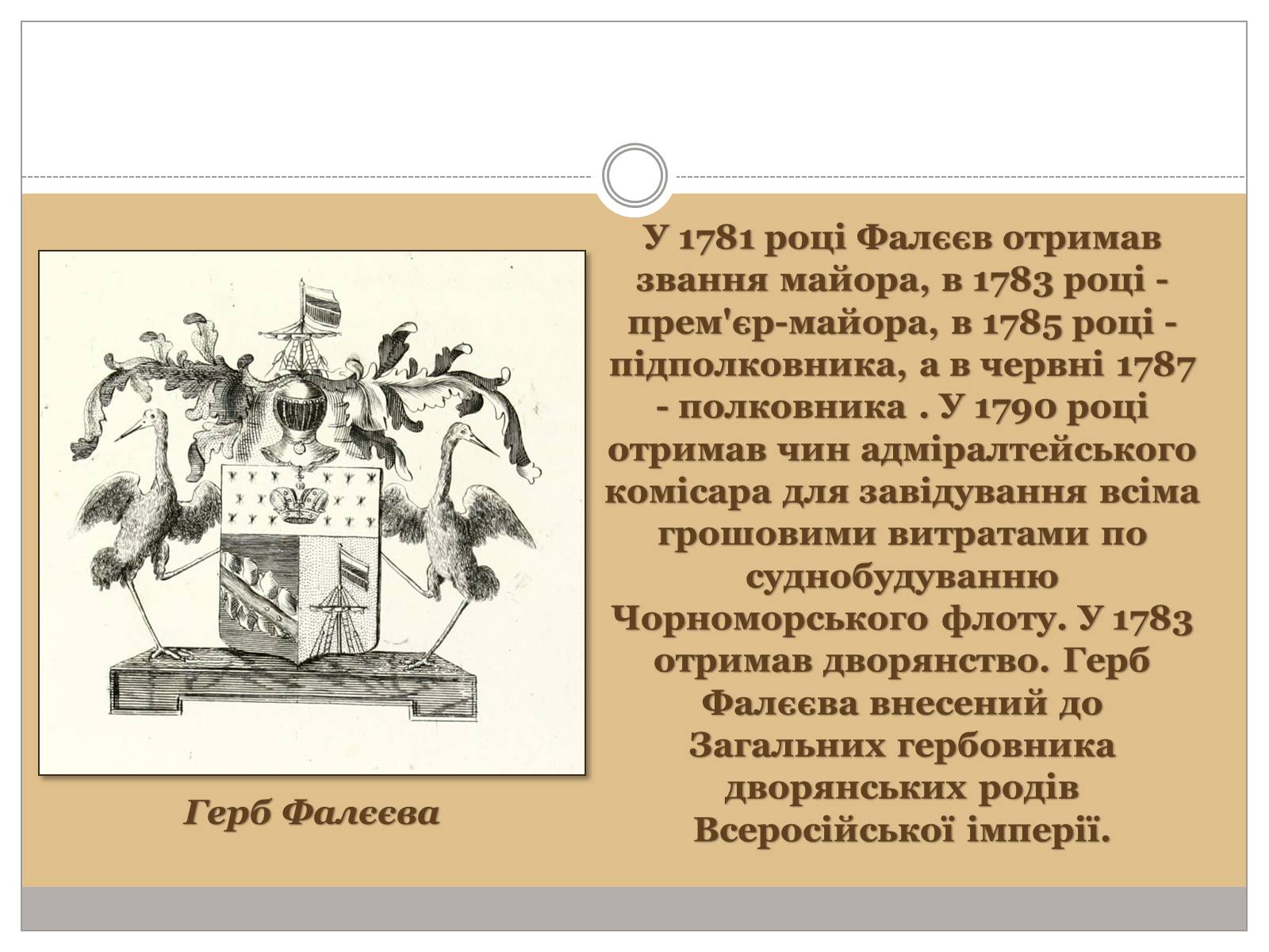 Презентація на тему «Фалєєв Михайло Леонтійович» - Слайд #5 Презентація на тему «Фалєєв Михайло Леонтійович» - Слайд #5