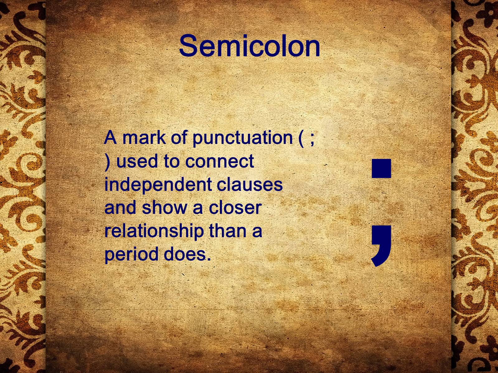 Презентація на тему «Punctuation» - Слайд #12 Презентація на тему «Punctuation» - Слайд #12