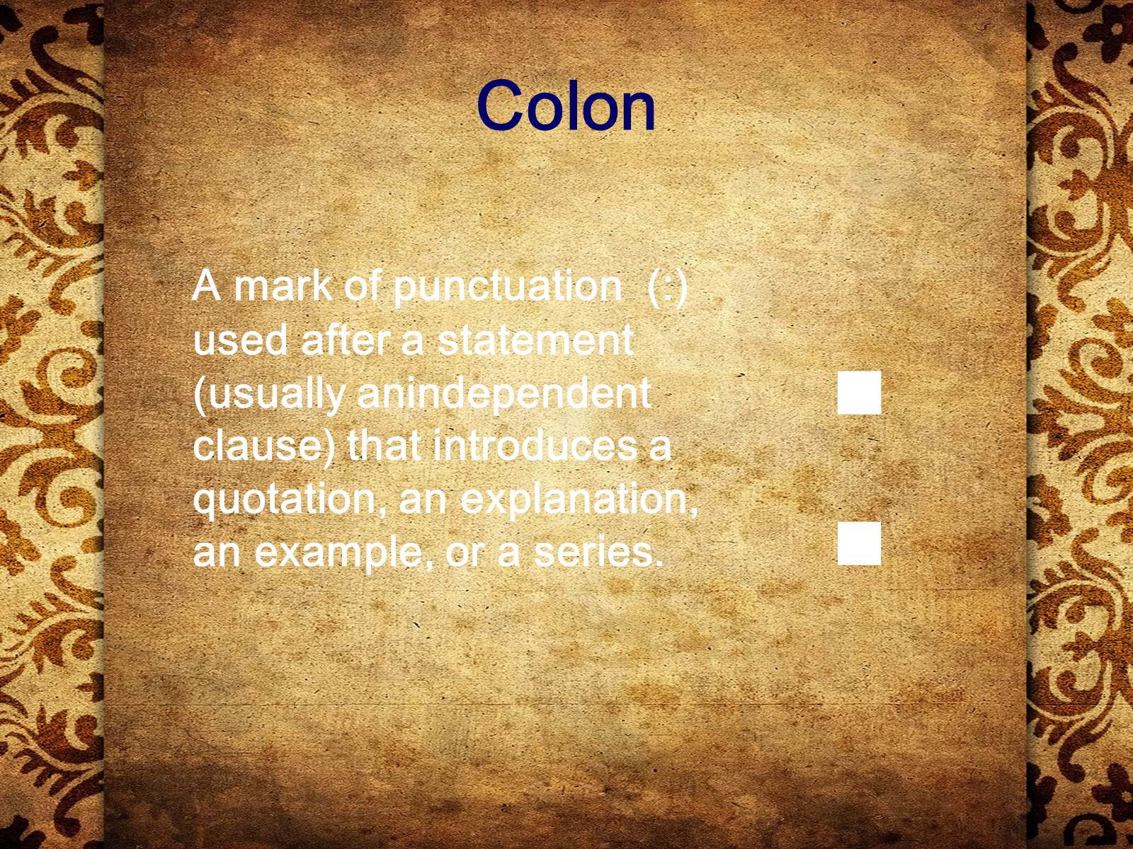 Презентація на тему «Punctuation» - Слайд #14 Презентація на тему «Punctuation» - Слайд #14
