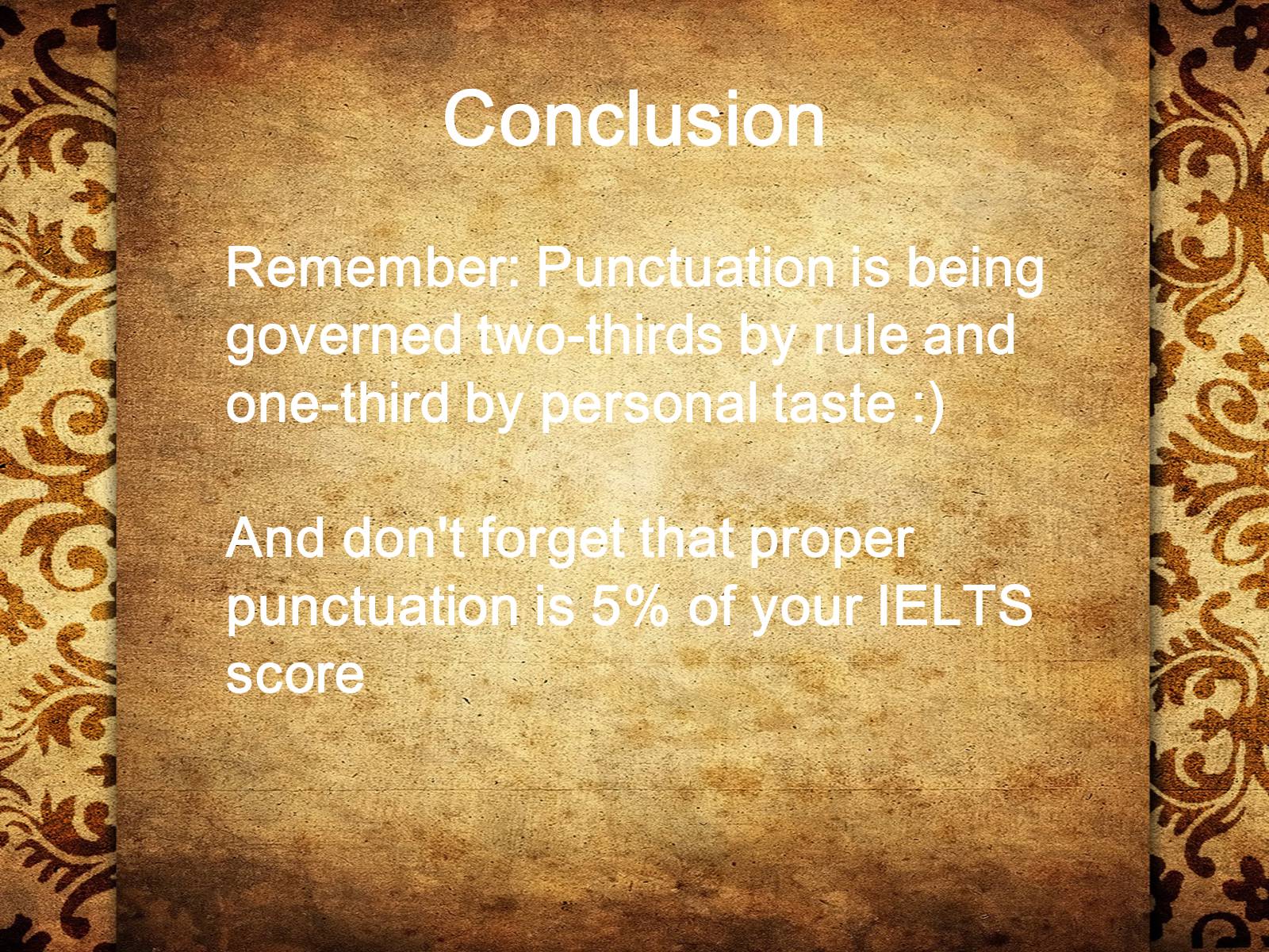 Презентація на тему «Punctuation» - Слайд #20 Презентація на тему «Punctuation» - Слайд #20
