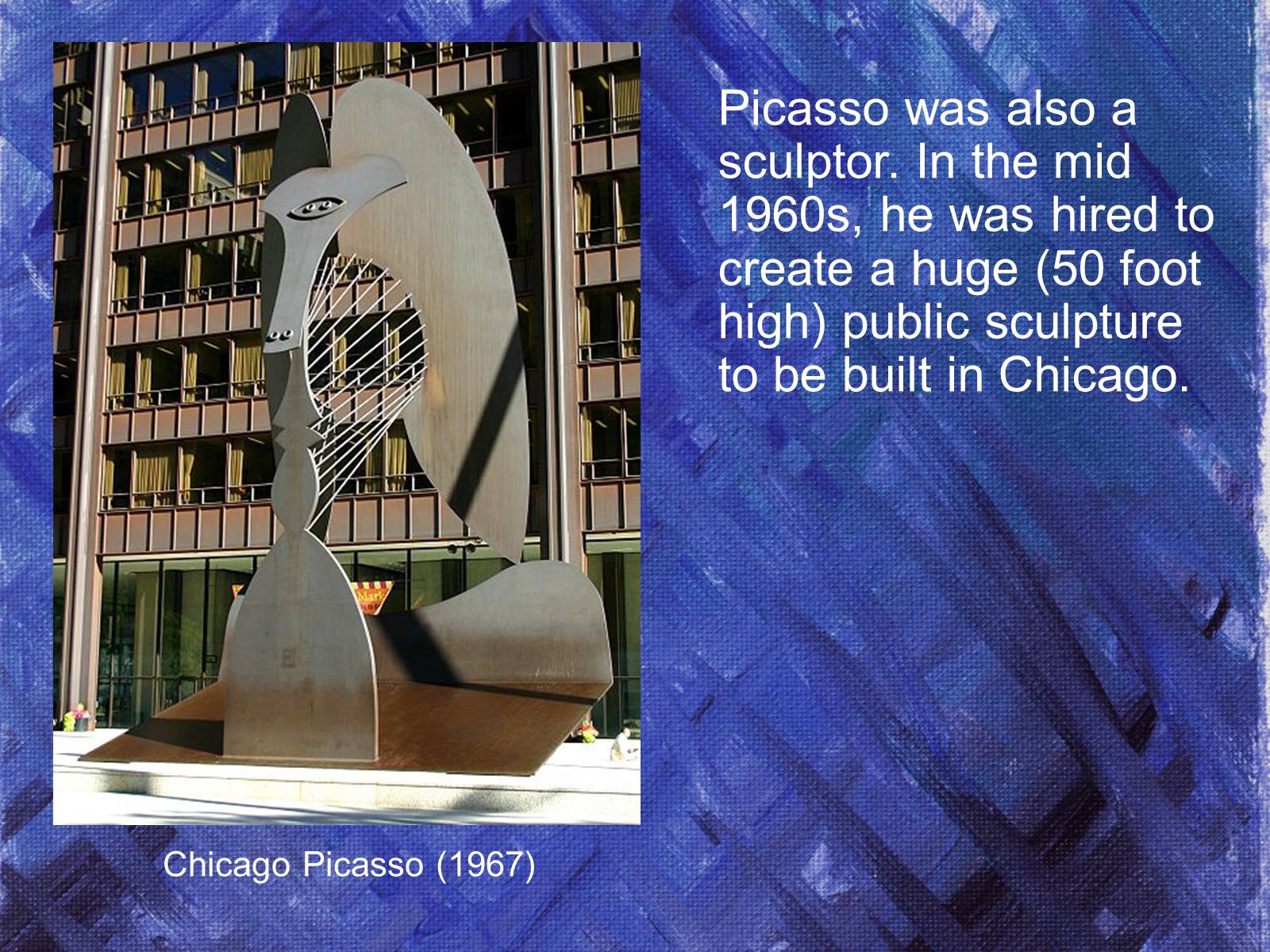 Презентація на тему «Pablo Picasso» (варіант 5) - Слайд #11 Презентація на тему «Pablo Picasso» (варіант 5) - Слайд #11