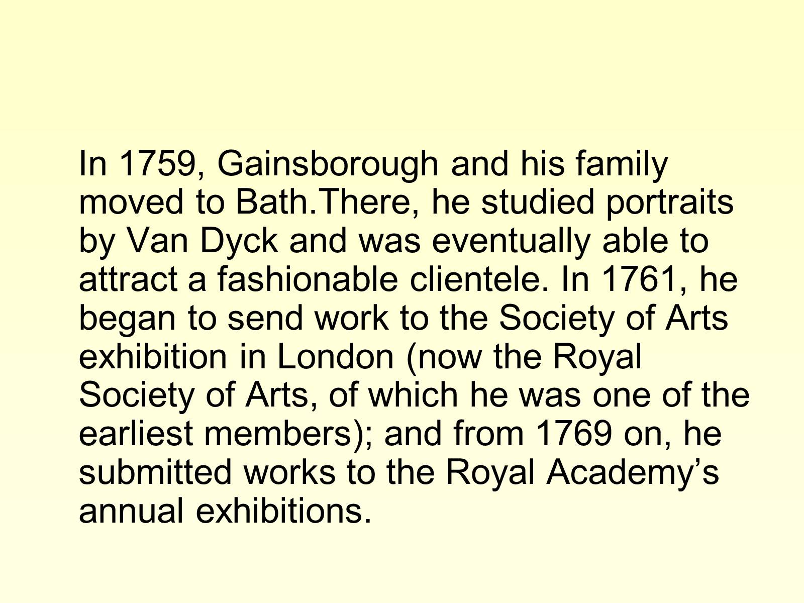 Презентація на тему «Thomas Gainsborough» (варіант 3) - Слайд #4 Презентація на тему «Thomas Gainsborough» (варіант 3) - Слайд #4