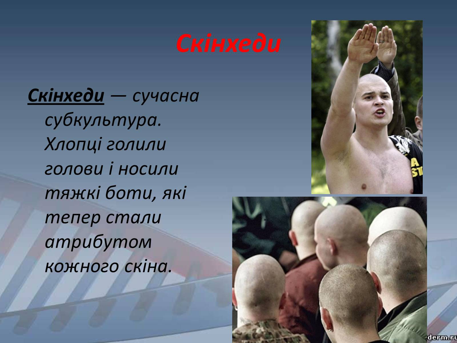 Презентація на тему «Молодіжні субкультури» (варіант 3) - Слайд #7 Презентація на тему «Молодіжні субкультури» (варіант 3) - Слайд #7