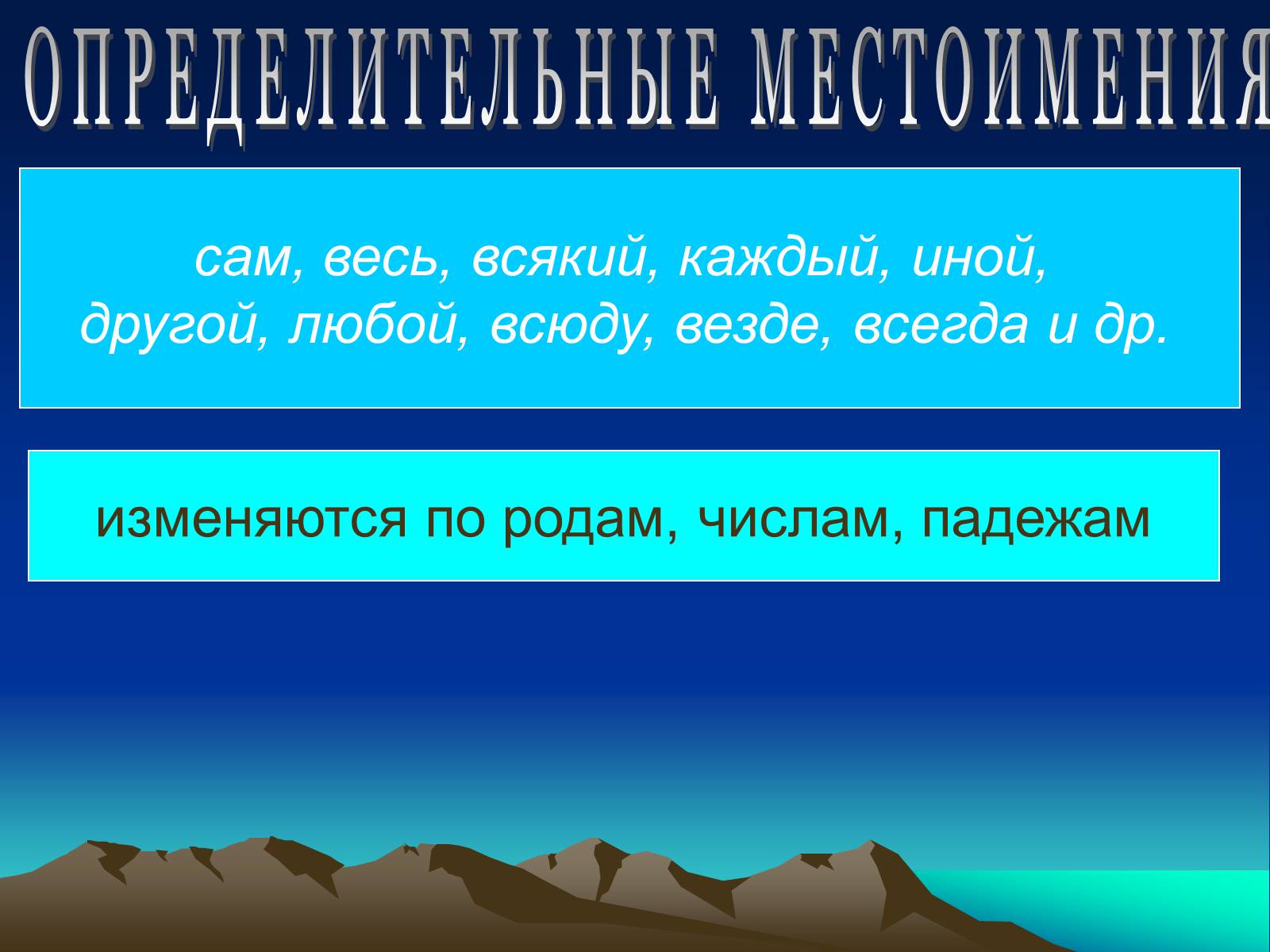 Презентація на тему «Местоимение» - Слайд #11 Презентація на тему «Местоимение» - Слайд #11