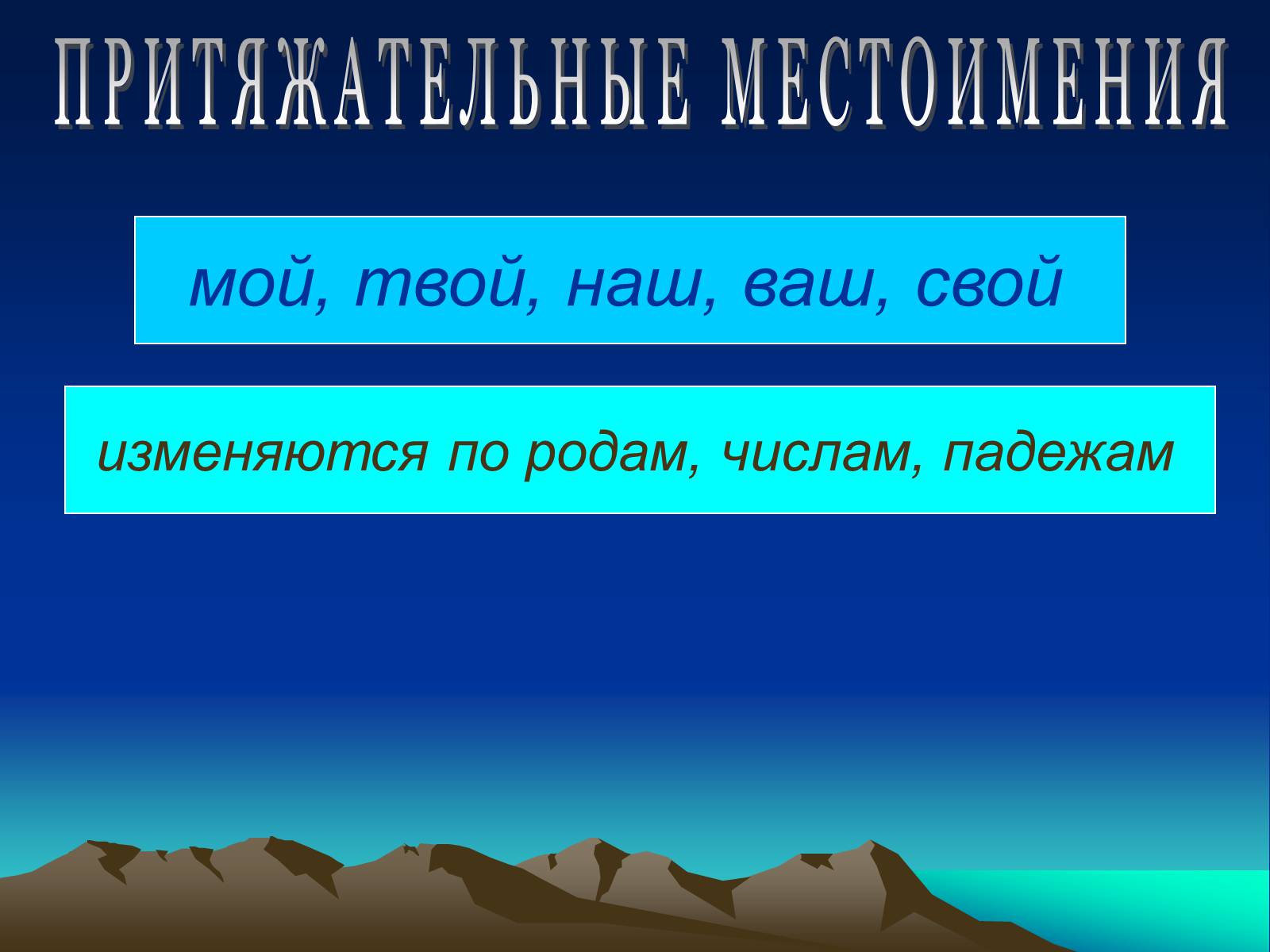 Презентація на тему «Местоимение» - Слайд #6 Презентація на тему «Местоимение» - Слайд #6