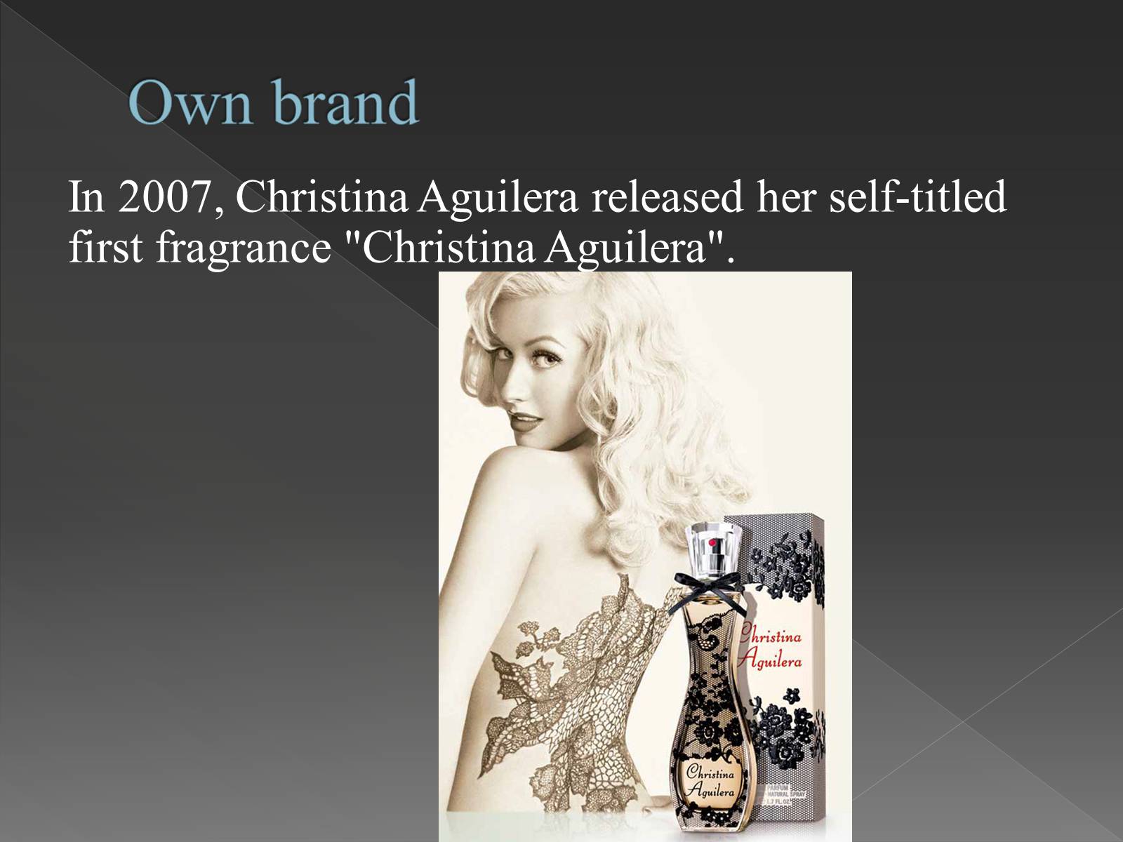 Презентація на тему «Christina Aguilera» - Слайд #8 Презентація на тему «Christina Aguilera» - Слайд #8