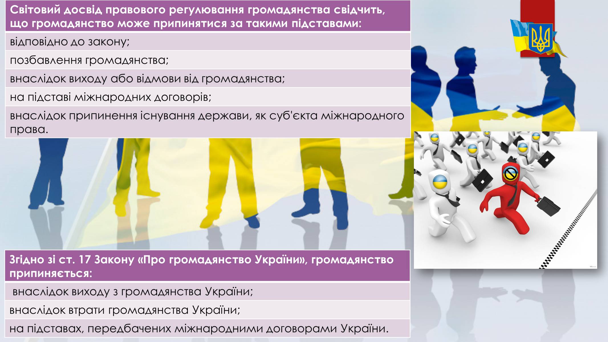 Презентація на тему «Українське громадянство» - Слайд #8 Презентація на тему «Українське громадянство» - Слайд #8