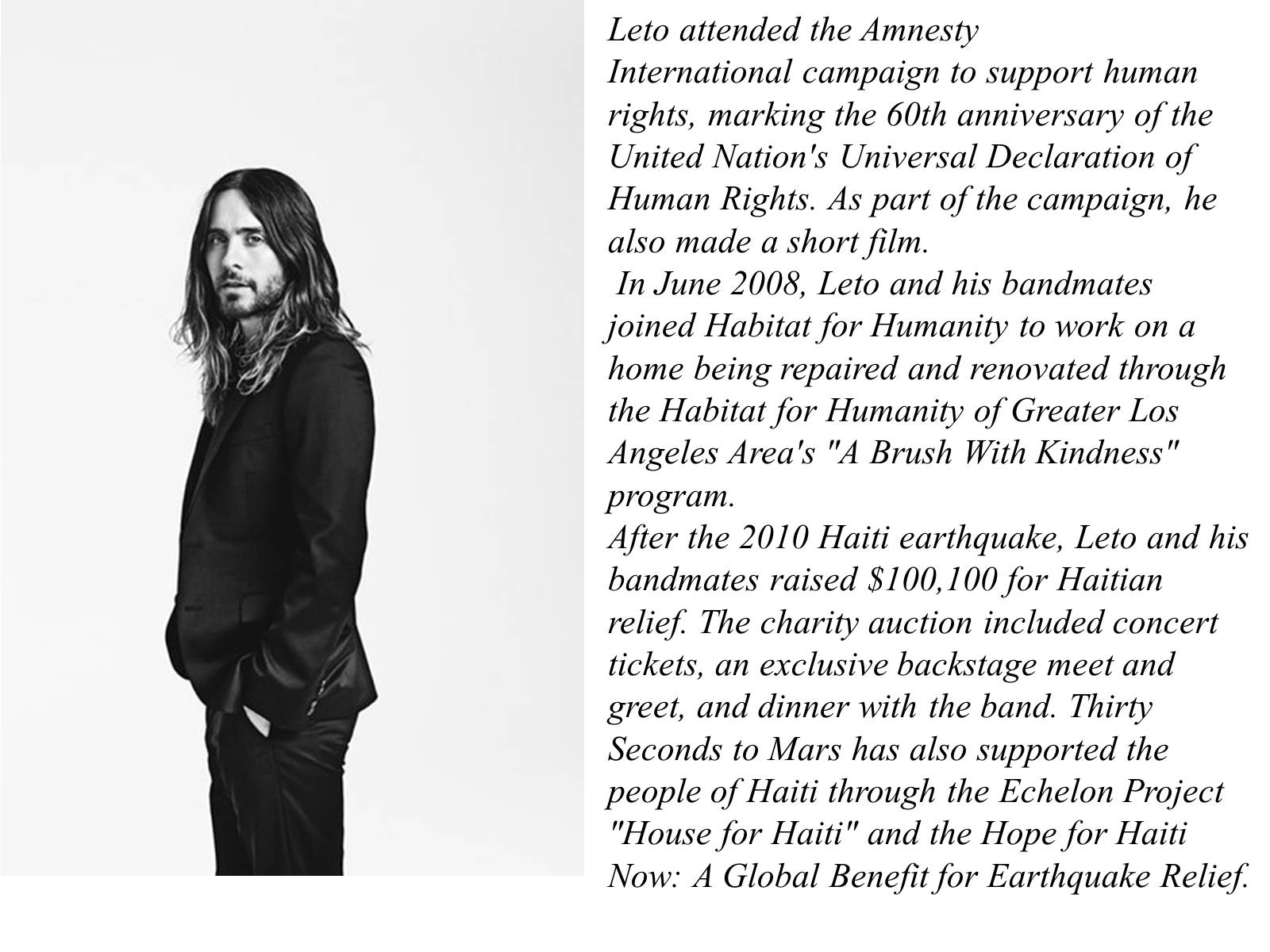 Презентація на тему «Jared Leto» - Слайд #8 Презентація на тему «Jared Leto» - Слайд #8