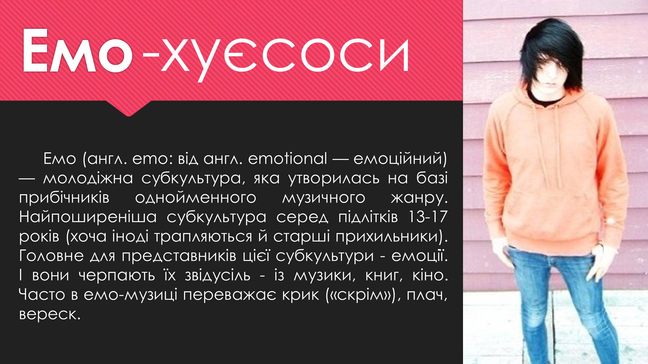 Презентація на тему «Субкультури» (варіант 1) - Слайд #12 Презентація на тему «Субкультури» (варіант 1) - Слайд #12