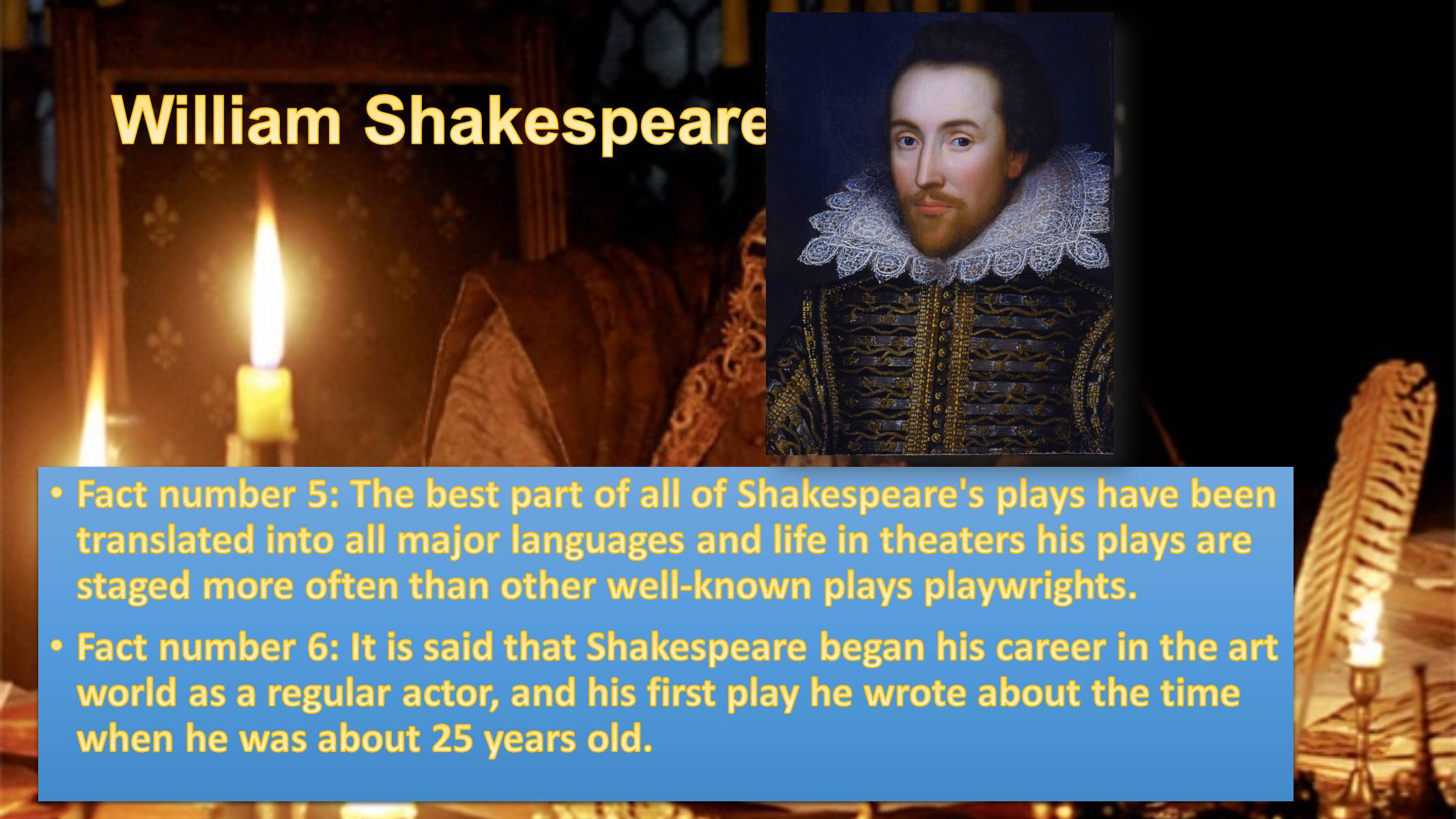 Презентація на тему «William Shakespeare» (варіант 2) - Слайд #5 Презентація на тему «William Shakespeare» (варіант 2) - Слайд #5