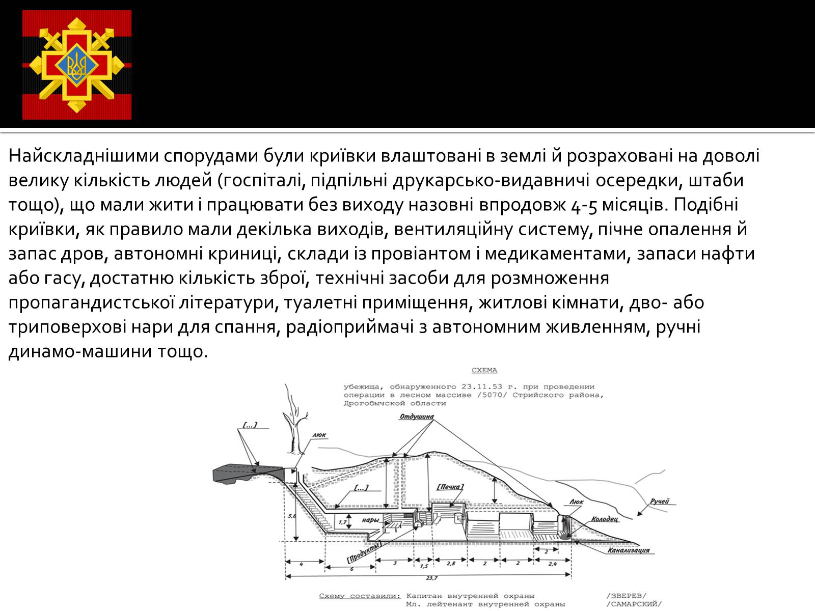 Презентація на тему «Криївка» - Слайд #9 Презентація на тему «Криївка» - Слайд #9