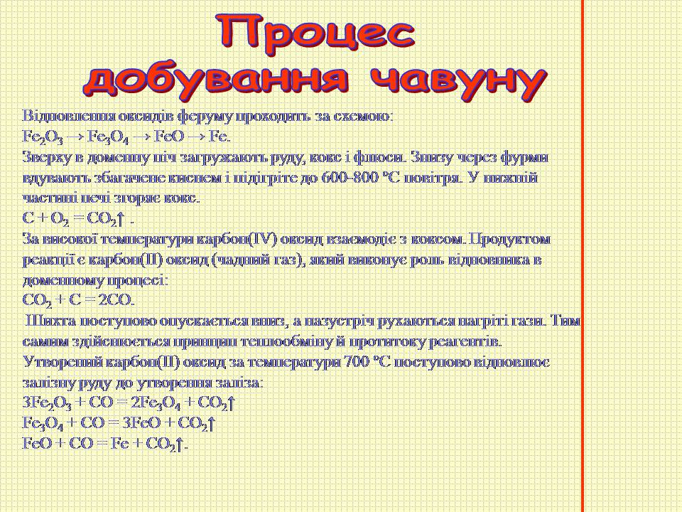 Презентація на тему «Добування та виплавка чавуну» - Слайд #5 Презентація на тему «Добування та виплавка чавуну» - Слайд #5