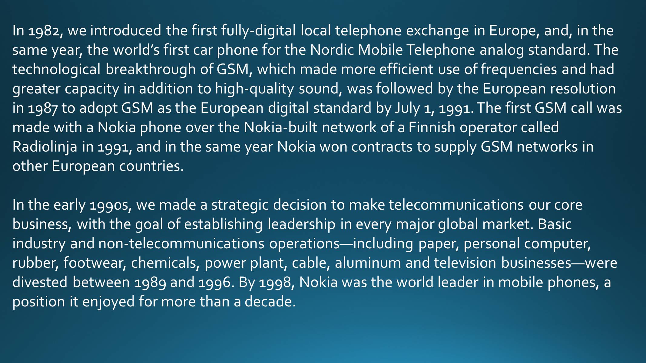 Презентація на тему «Nokia» - Слайд #13 Презентація на тему «Nokia» - Слайд #13
