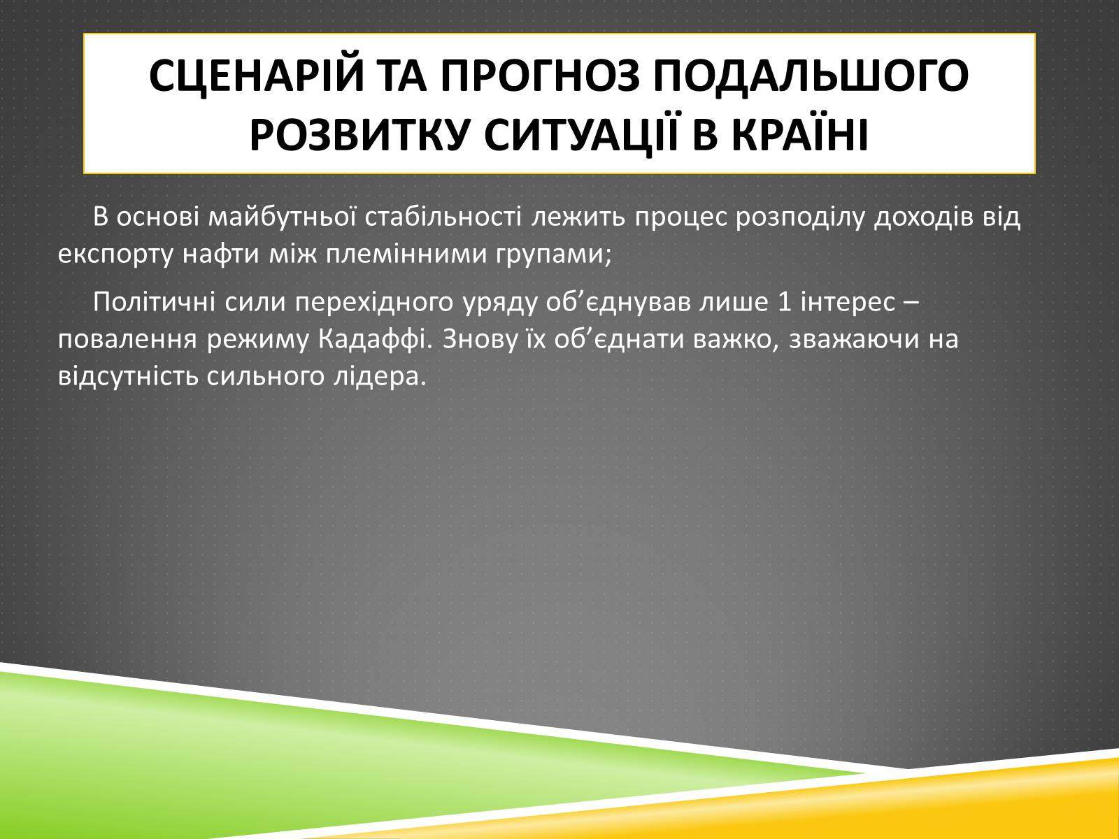 Презентація на тему «Міжнародний військовий конфлікт у Лівії» - Слайд #17 Презентація на тему «Міжнародний військовий конфлікт у Лівії» - Слайд #17