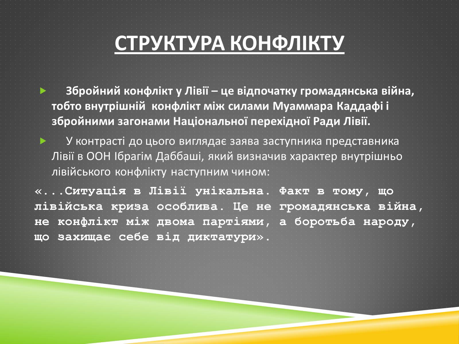 Презентація на тему «Міжнародний військовий конфлікт у Лівії» - Слайд #6 Презентація на тему «Міжнародний військовий конфлікт у Лівії» - Слайд #6