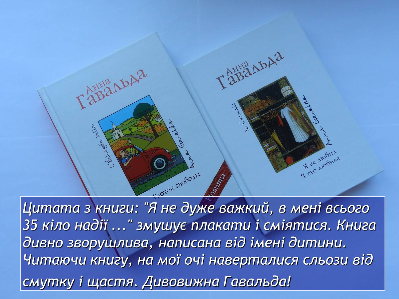 Презентація на тему «Анна Гавальда» - Слайд #19 Презентація на тему «Анна Гавальда» - Слайд #19