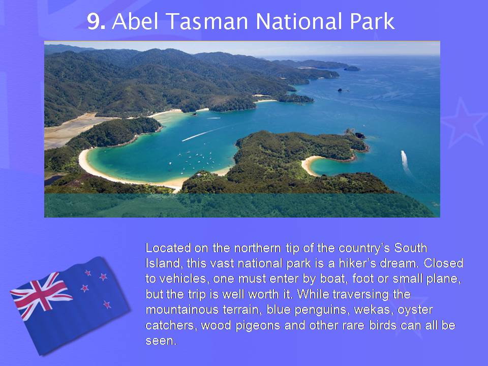 Презентація на тему «10 top Attractions of New Zealand» - Слайд #3 Презентація на тему «10 top Attractions of New Zealand» - Слайд #3