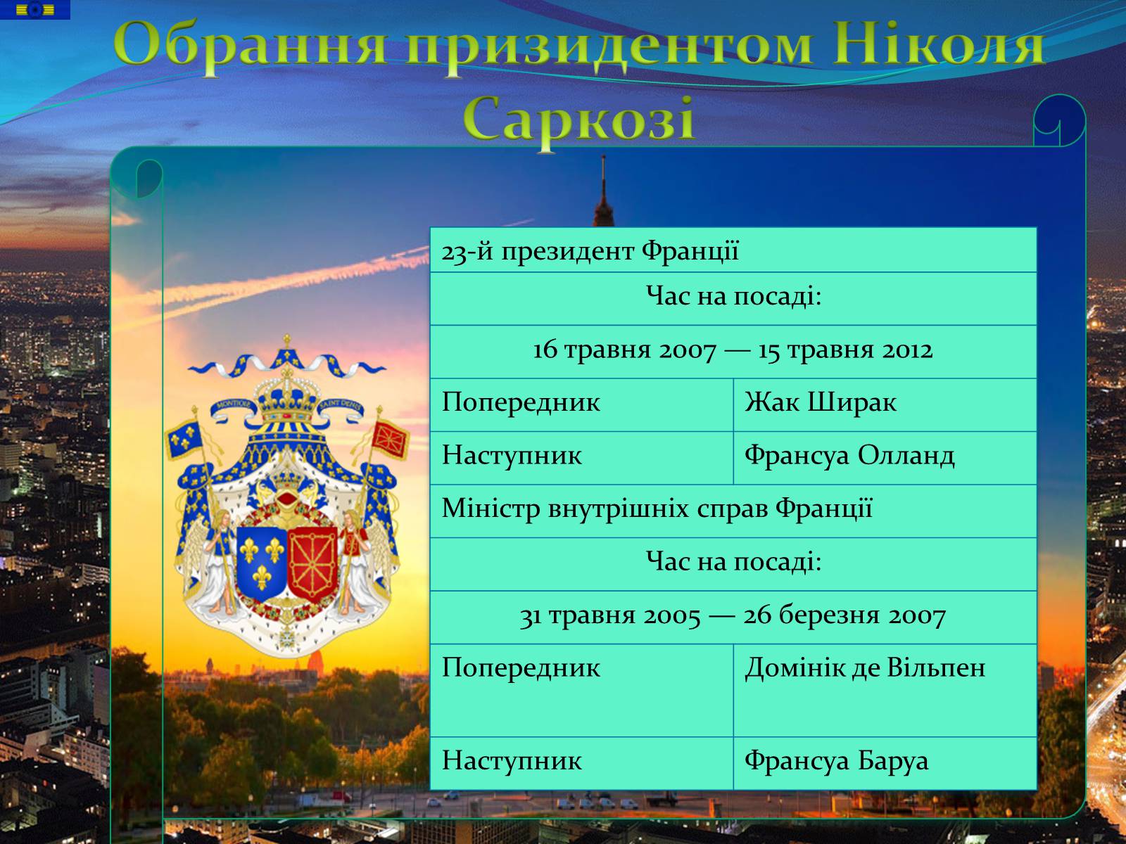 Презентація на тему «Ніколя Саркозі» (варіант 1) - Слайд #2 Презентація на тему «Ніколя Саркозі» (варіант 1) - Слайд #2