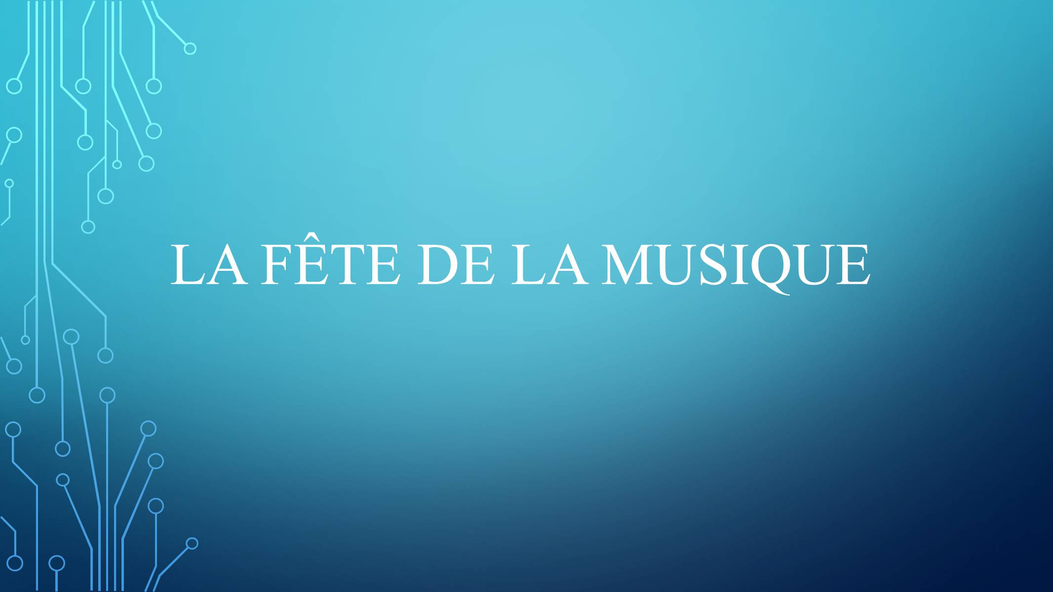 Презентація на тему «La fete de la musique» - Слайд #1 Презентація на тему «La fete de la musique» - Слайд #1